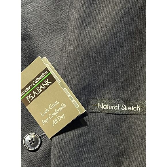 New Jos A Bank 41R Traveler Navy Blue Blazer Sport Coat Jacket - Picture 16 of 16